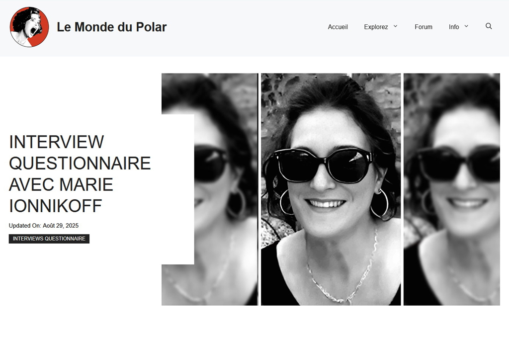Se mettre à nu en interview : Mon entretien avec le blog Le Monde du Polar